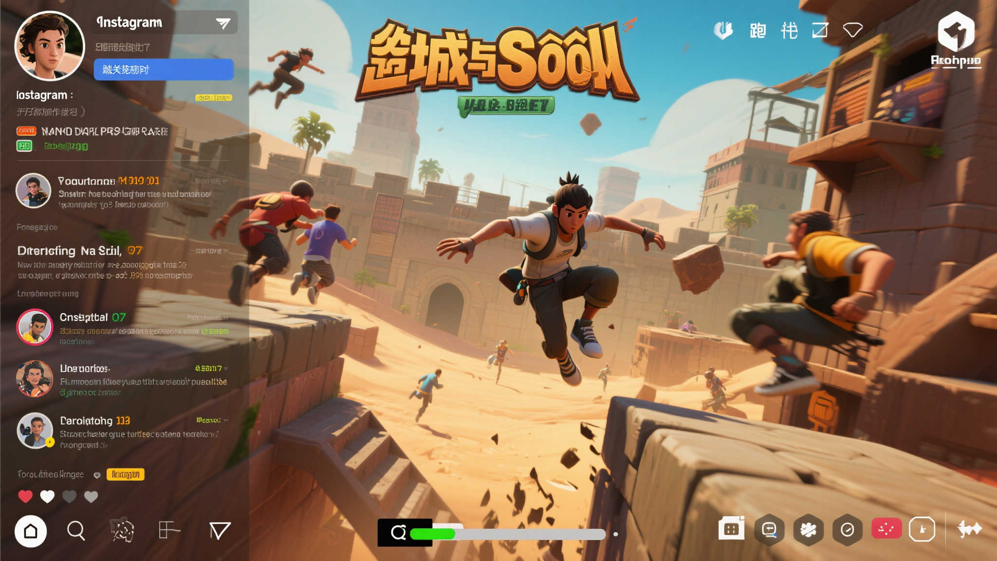 融合跑酷与潜行玩法的2D动作新作《围城与沙狐》正式发售